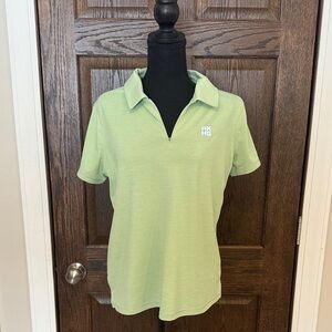 Alaskan Hardgear by Duluth Trading Co Women's Light Green Short-Sleeve Polo